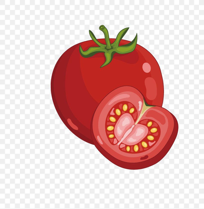 Tomato Cartoon Vegetable, PNG, 748x842px, Tomato, Apple, Cartoon, Diet Food, Drawing Download Free