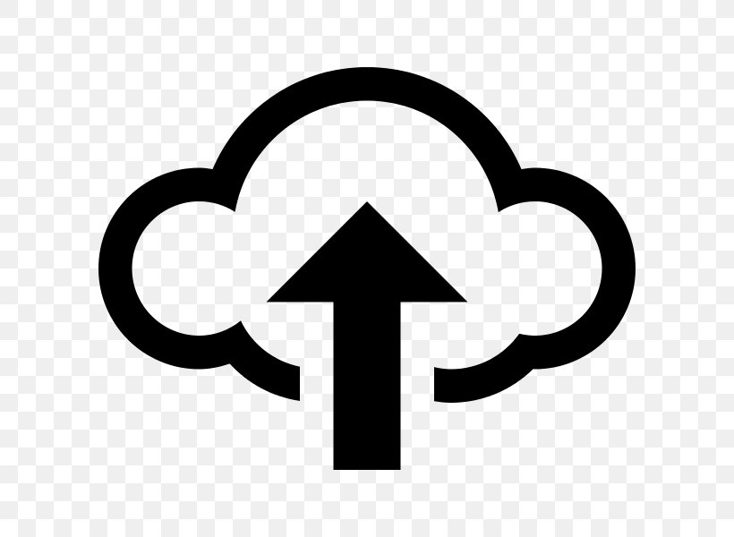 Cloud Computing Upload Cloud Storage, PNG, 600x600px, Cloud Computing, Area, Black And White, Cloud Storage, Computing Download Free