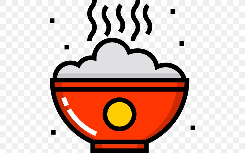 Cooked Rice Bowl Clip Art, PNG, 512x512px, Cooked Rice, Area, Bowl, Dish, Gastronomy Download Free