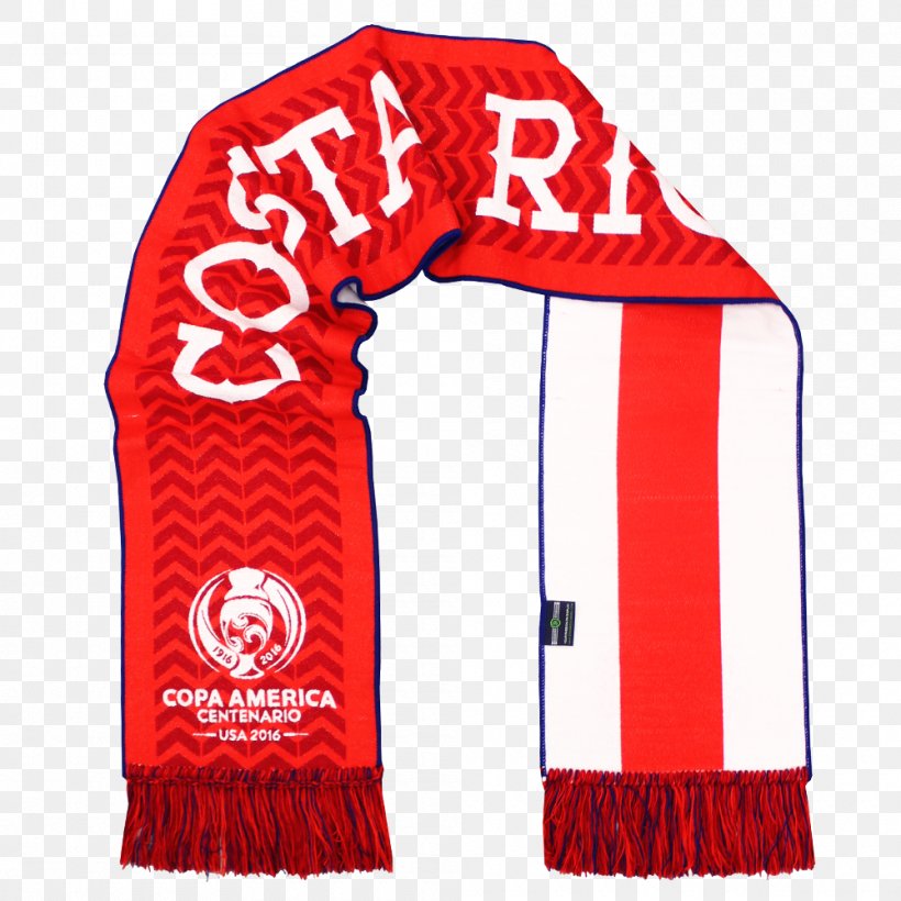 Copa América Centenario Costa Rica National Football Team T-shirt Sleeve Scarf, PNG, 1000x1000px, Costa Rica National Football Team, Copa America, Football, Outerwear, Poly Download Free