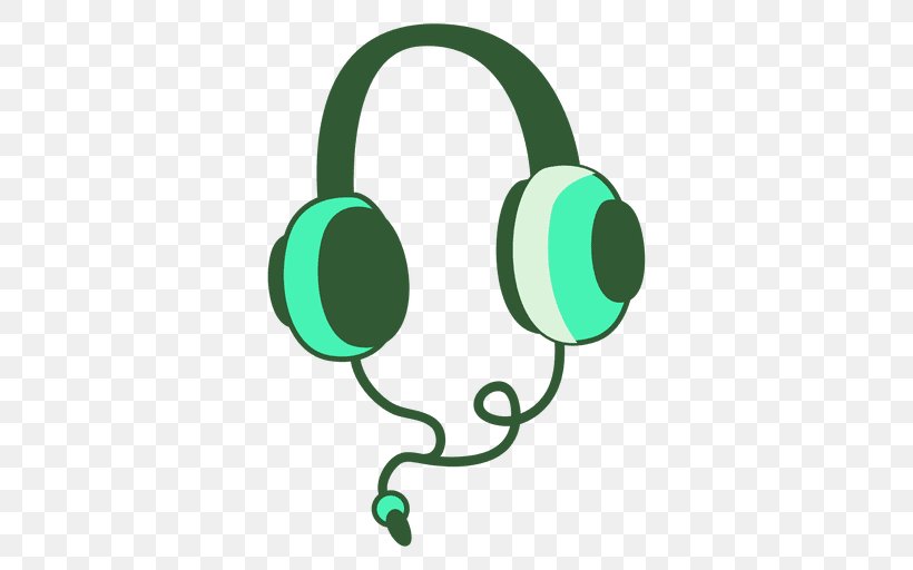 Headphones Microphone Clip Art, PNG, 512x512px, Headphones, Audio, Audio Equipment, Body Jewelry, Green Download Free