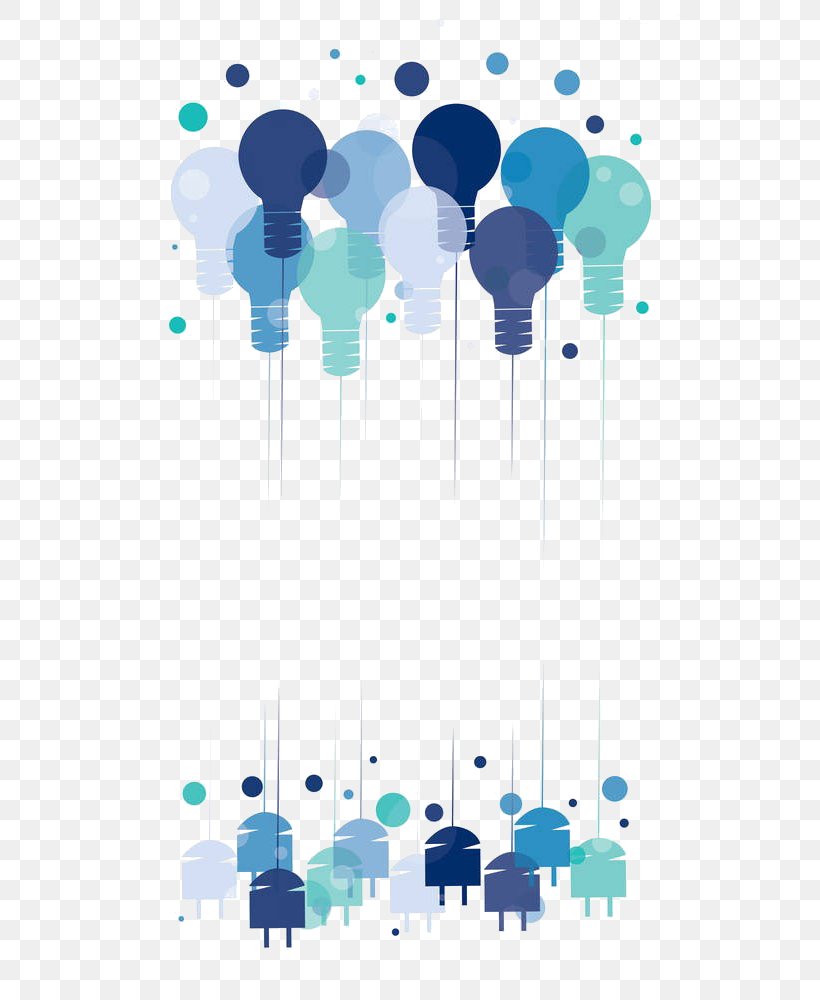 Incandescent Light Bulb Royalty-free Lamp Illustration, PNG, 598x1000px, Incandescent Light Bulb, Balloon, Blue, Concept, Electric Light Download Free