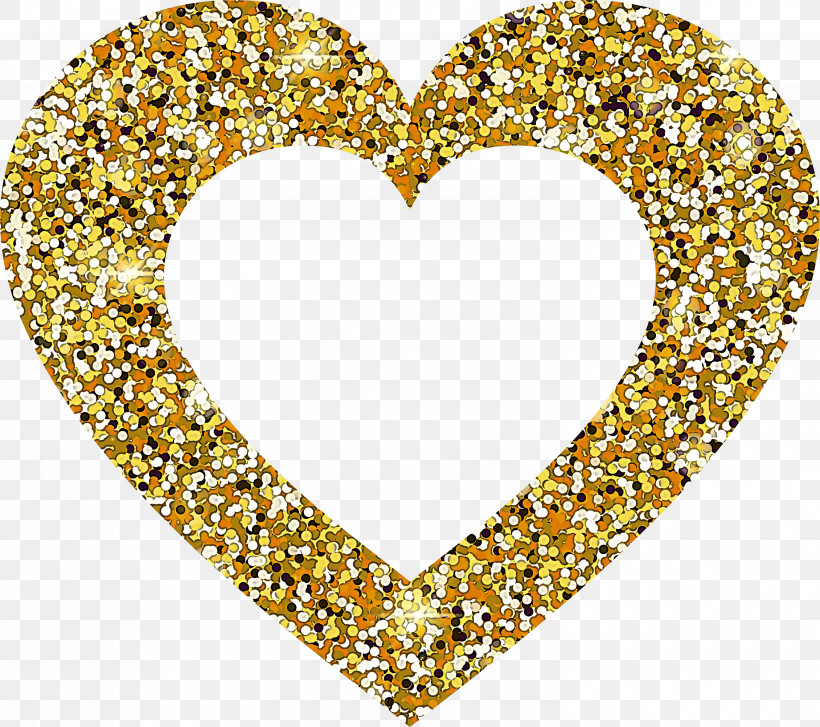 Emoticon, PNG, 3000x2662px, Heart, Emoticon, Glitter, Love, Yellow Download Free