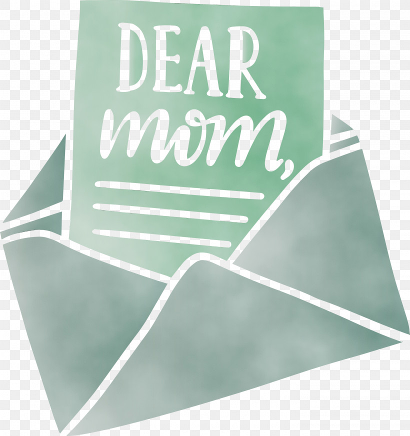 Green Leaf Font Logo Paper, PNG, 2821x3000px, Mothers Day, Dear Mom Envelope, Green, Leaf, Logo Download Free