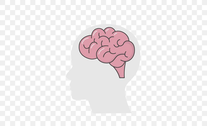 Brain Human Behavior Pink M Neurology, PNG, 500x500px, Watercolor, Cartoon, Flower, Frame, Heart Download Free