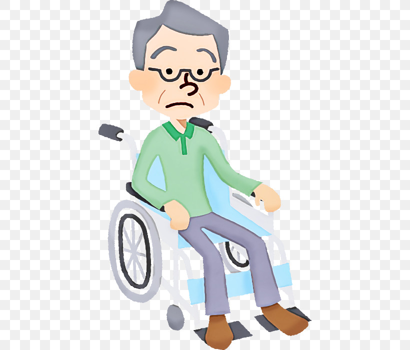 Cartoon Wheelchair, PNG, 426x700px, Cartoon, Wheelchair Download Free