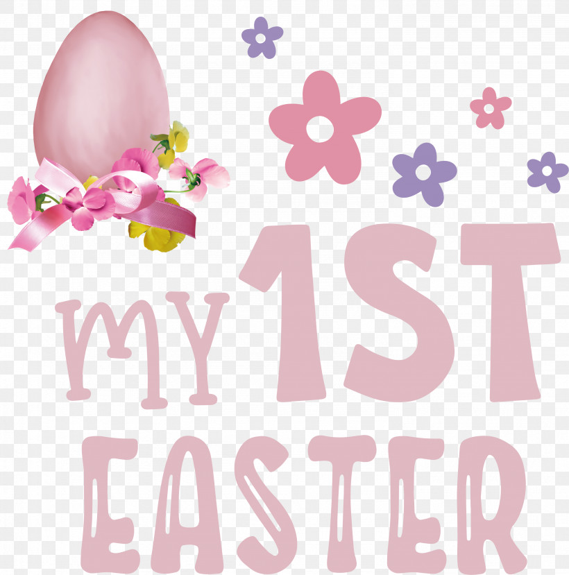 My 1st Easter Happy Easter, PNG, 2964x3000px, My 1st Easter, Balloon, Flower, Happy Easter, Meter Download Free