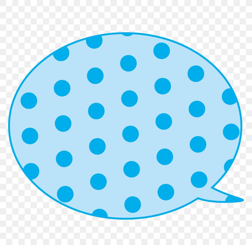 Polka Dot Illustration Speech Balloon Text Illustrator, PNG, 800x800px, Polka Dot, Aqua, Area, Azure, Blue Download Free