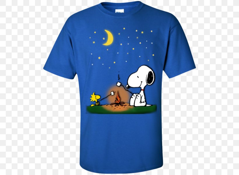 Snoopy T-shirt Woodstock Pig-Pen Hoodie, PNG, 600x600px, Snoopy, Active Shirt, Blue, Child, Clothing Download Free