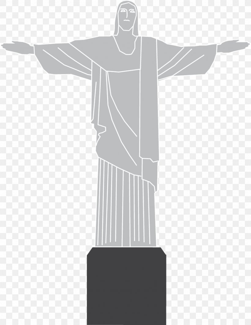 Christ The Redeemer Icon, PNG, 970x1254px, Christ The Redeemer, Black And White, Outerwear, Shoulder, Sleeve Download Free