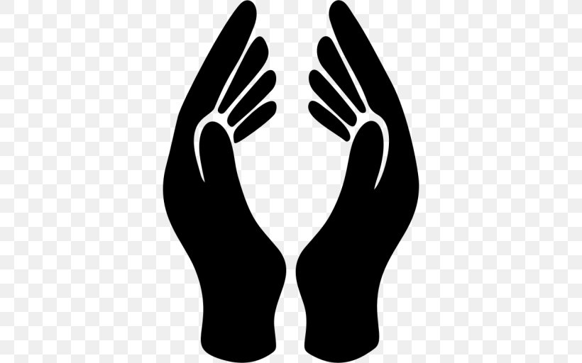 Praying Hands Silhouette Clip Art, PNG, 512x512px, Praying Hands, Arm, Black And White, Drawing, Finger Download Free