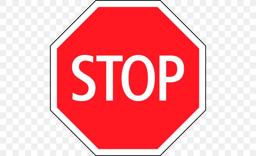 Stop Sign Traffic Sign Symbol Information Sign, PNG, 500x500px, Stop Sign, Area, Badge, Brand, Information Sign Download Free