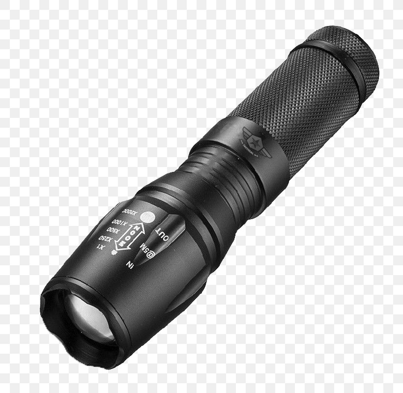 Flashlight Lumen Light-emitting Diode Rechargeable Battery, PNG, 800x800px, Flashlight, Aaa Battery, Battery Holder, Cree Inc, Electric Battery Download Free