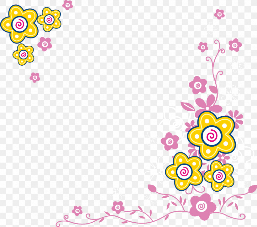 Flower Frame Floral Frame, PNG, 1251x1109px, Flower Frame, Floral Design, Floral Frame, Heart, Pink Download Free