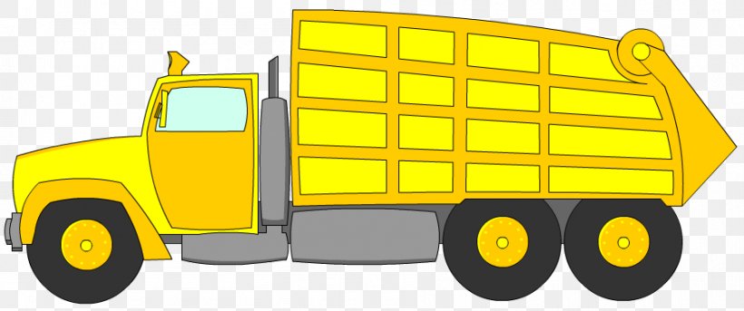 Garbage Truck Waste Clip Art, PNG, 898x376px, Garbage Truck, Automotive Design, Brand, Car, Commercial Vehicle Download Free