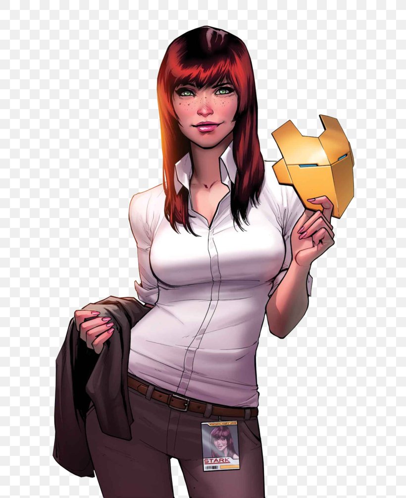 Mary Jane Watson Iron Man Comic Book Female Comics, PNG, 794x1005px, Watercolor, Cartoon, Flower, Frame, Heart Download Free