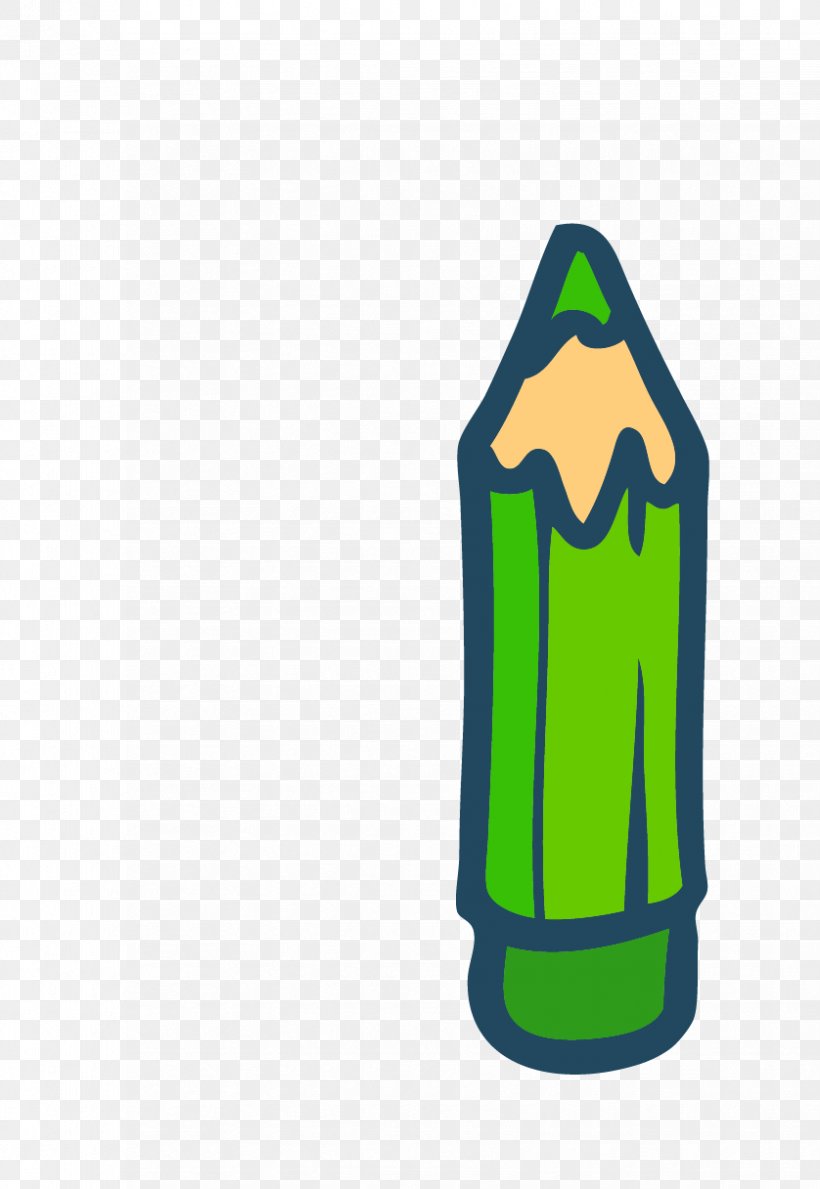 Pencil Download, PNG, 838x1216px, Pencil, Cartoon, Drawing, Green, Traditional Animation Download Free
