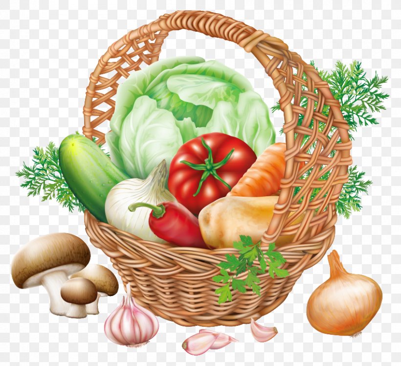 Vegetable Organic Food Fruit Clip Art, PNG, 848x774px, Vegetable, Basket, Diet Food, Food, Food Gift Baskets Download Free
