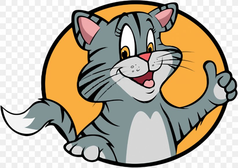 Cat Kitten Thumb Signal Clip Art, PNG, 1280x903px, Cat, Artwork, Carnivoran, Cartoon, Cat Like Mammal Download Free
