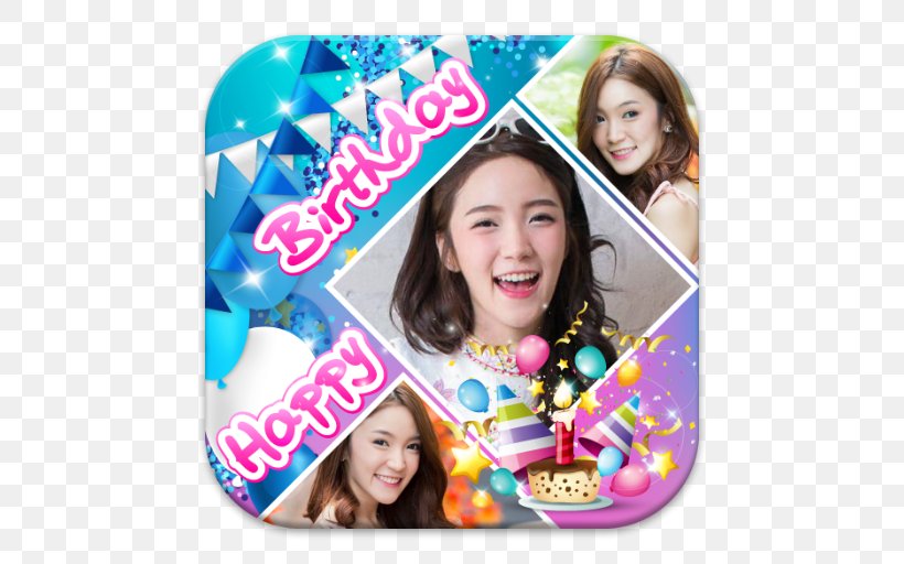 Happy Birthday Birthday Photo Frame : Photo Editor Collage Maker Android  Photography, PNG, 512x512px, Happy Birthday, Android,