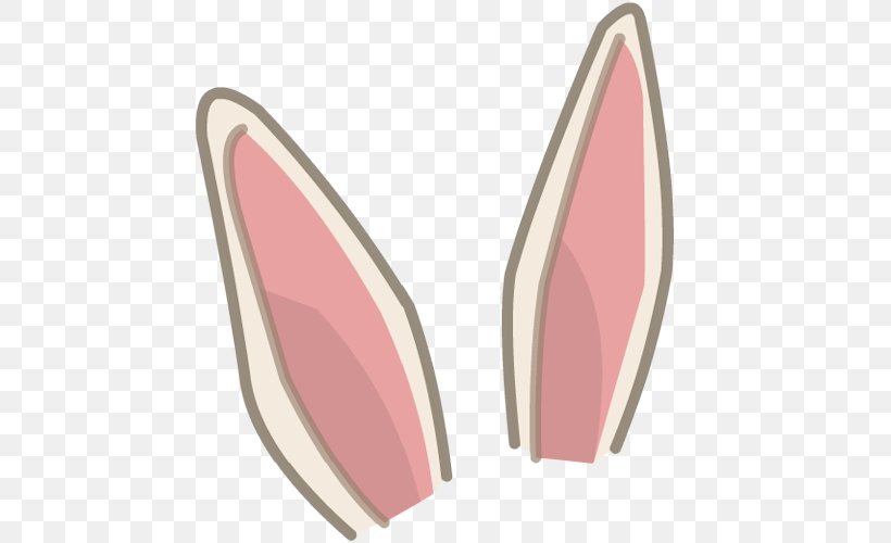 Rabbit Ear Clip Art, PNG, 500x500px, Rabbit, Display Resolution, Ear, Image Resolution, Pink Download Free