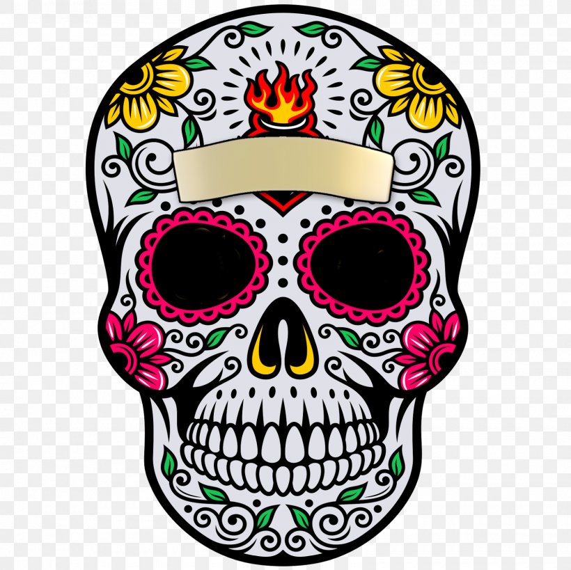 Calavera Day Of The Dead Skull, PNG, 1600x1600px, Calavera, Bone, Day Of The Dead, Death, Fotolia Download Free