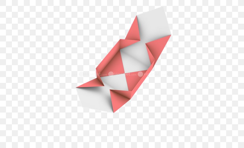 Paper Origami STX GLB.1800 UTIL. GR EUR Box Square, PNG, 500x500px, Paper, Box, Container, Origami, Red Download Free