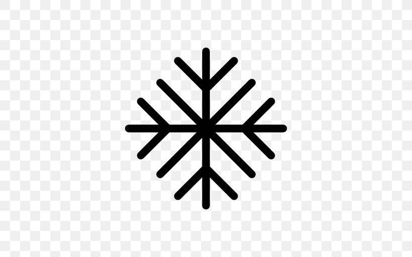 Snowflake Frozen Food, PNG, 512x512px, Snowflake, Black And White, Crystal, Flat Design, Freezing Download Free