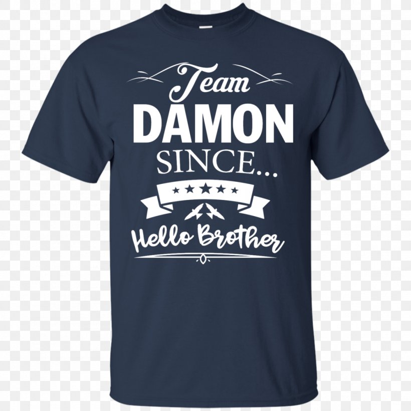 T-shirt Damon Salvatore Hoodie Top, PNG, 1155x1155px, Tshirt, Active Shirt, Black, Brand, Cafepress Download Free