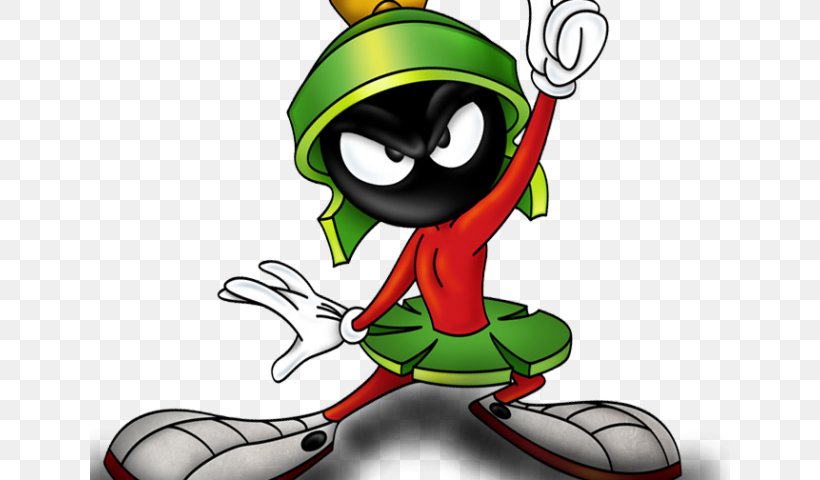 Marvin The Martian Tasmanian Devil Daffy Duck Bugs Bunny Tweety, PNG, 640x480px, Marvin The Martian, Amphibian, Animated Cartoon, Art, Baby Looney Tunes Download Free
