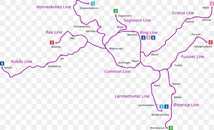 Oslo Metro Rapid Transit Ring Line Sognsvann Line, PNG, 1280x782px, Oslo Metro, Area, Diagram, Map, Oslo Download Free
