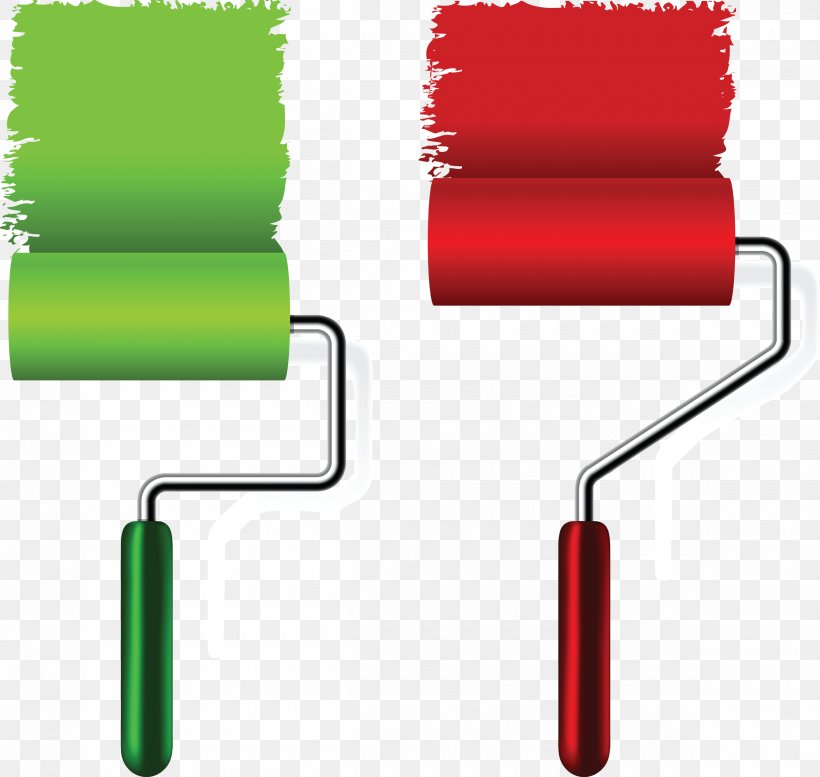 Paint Rollers Paintbrush, PNG, 2400x2277px, Paint Rollers, Brush, Color, Paint, Paint Roller Download Free