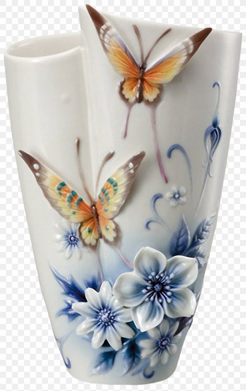 Butterfly Vase Franz-porcelains Wedding, PNG, 1024x1629px, Butterfly, Artifact, Bowl, Ceramic, Ceramic Glaze Download Free