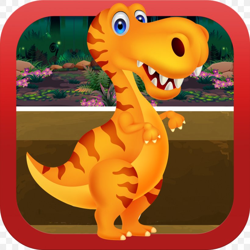 Dino Run Game Dinosaur Cartoon, PNG, 1024x1024px, Dino Run, Cartoon, Dinosaur, Game, Infant Download Free