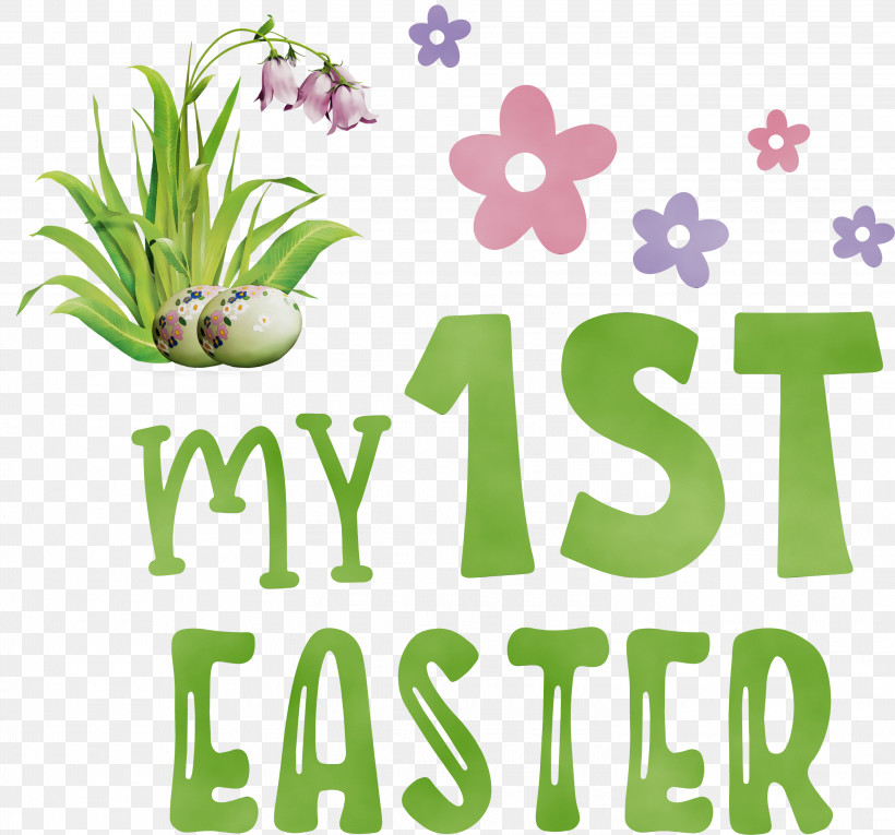 Flower Logo Meter Tree Plants, PNG, 3000x2800px, Happy Easter Day, Flower, Logo, Meter, My 1st Easter Download Free