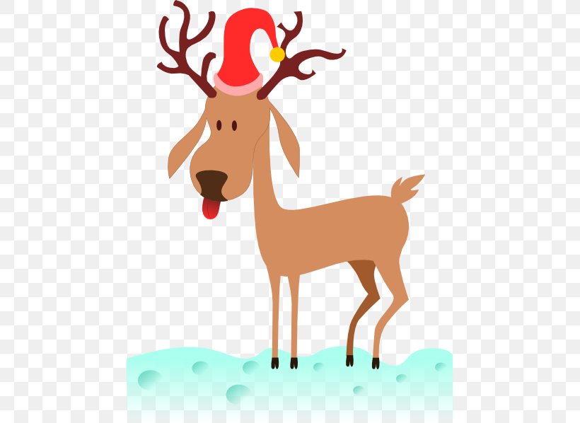 Rudolph Santa Clauss Reindeer Cartoon Clip Art, PNG, 462x598px, Rudolph, Animation, Antler, Cartoon, Christmas Download Free