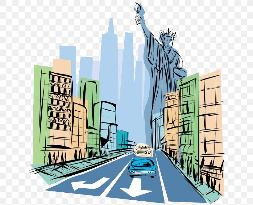 United States New Yawk Tawk Speak With A New York Accent, PNG, 650x663px, United States, Art, Building, Cartoon, Idea Download Free