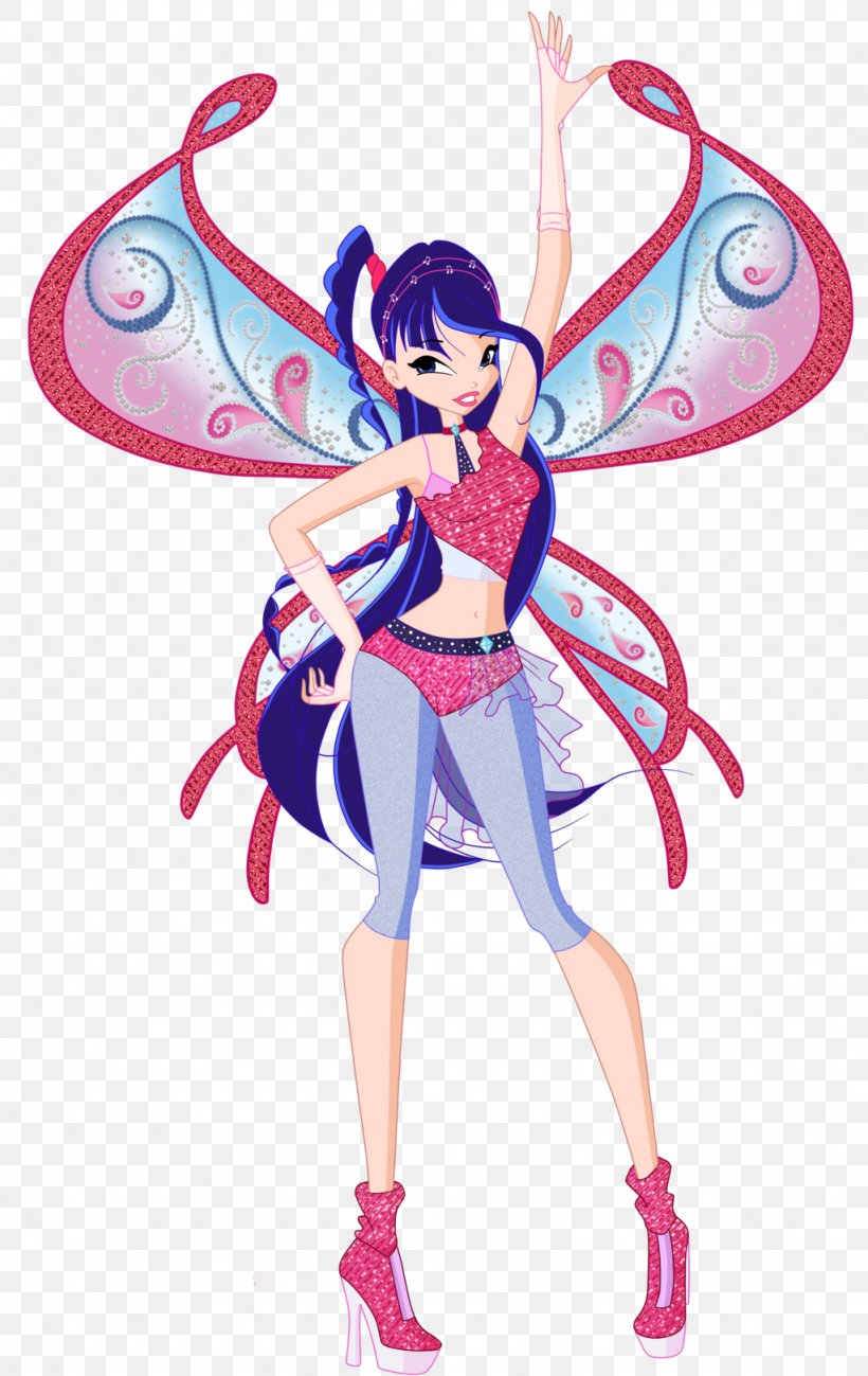 Musa Winx Club: Believix In You Aisha Bloom Tecna, PNG, 1024x1623px, Watercolor, Cartoon, Flower, Frame, Heart Download Free