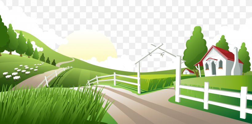 Nature Landscape, PNG, 2501x1238px, Nature, Area, Drawing, Energy, Graphic Arts Download Free