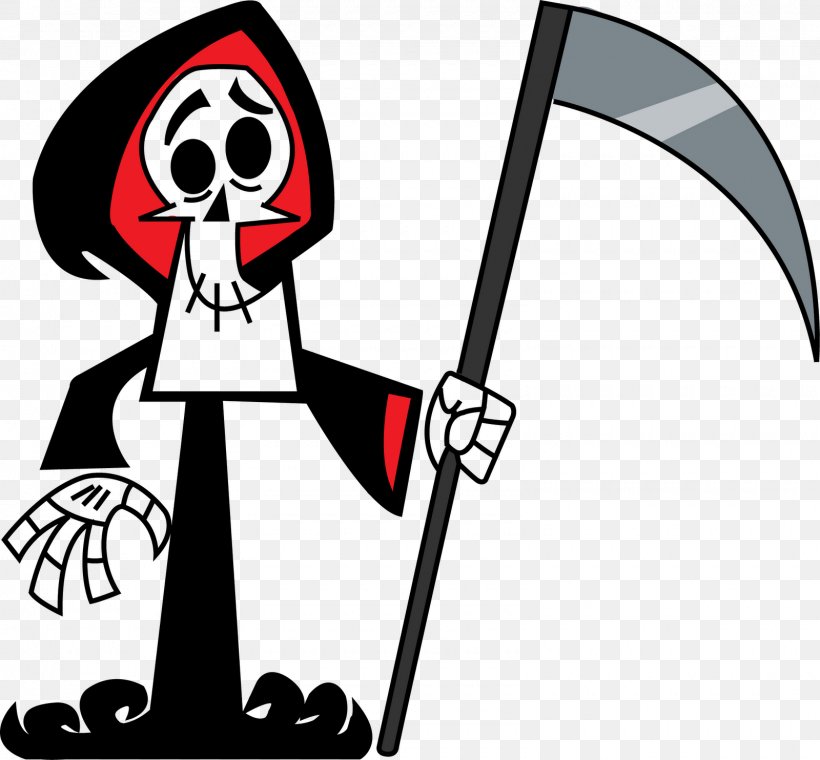 The Grim Adventures Of Billy & Mandy Death Cartoon, PNG, 1600x1484px, Grim Adventures Of Billy Mandy, Animation, Artwork, Black And White, Cartoon Download Free