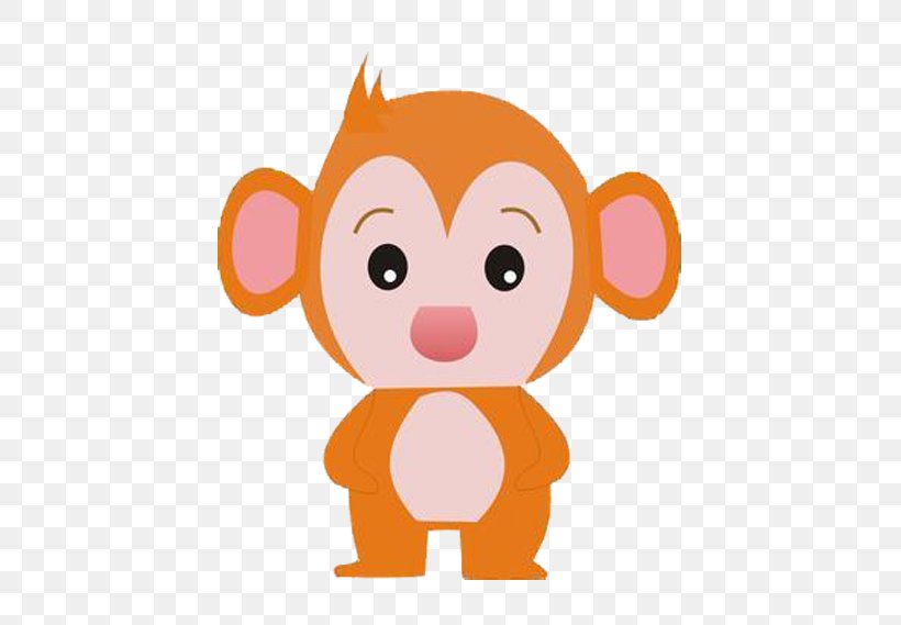 Monkey Cartoon Clip Art, PNG, 586x569px, Monkey, Animal Figure, Carnivoran, Cartoon, Designer Download Free