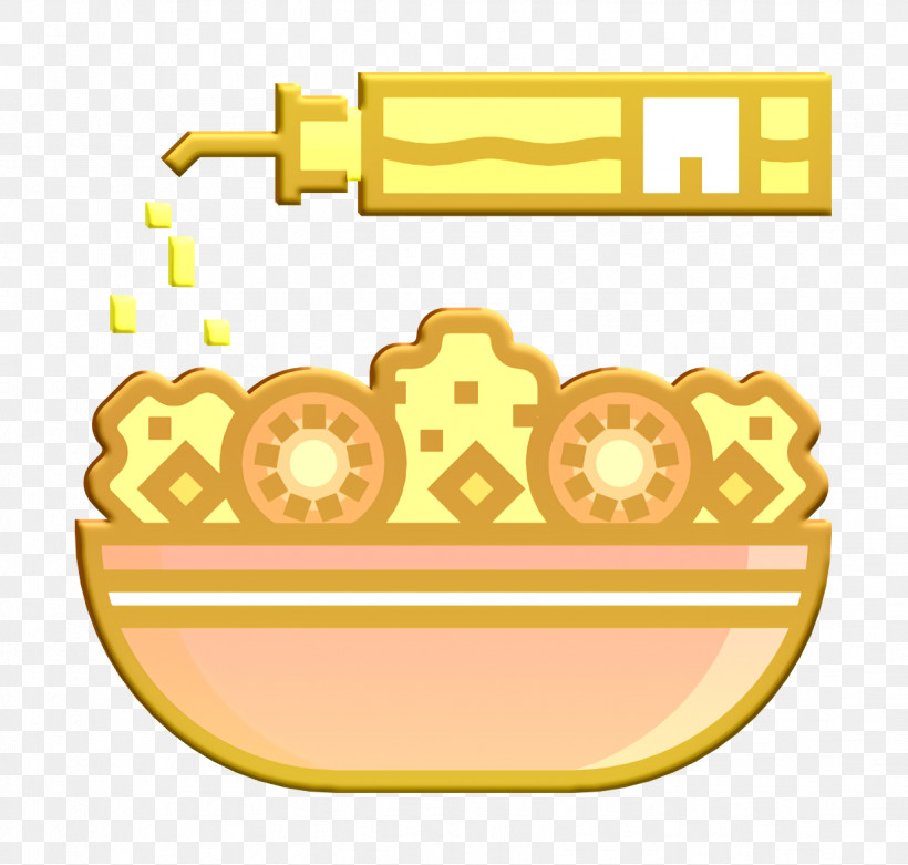 Salad Icon Food And Restaurant Icon, PNG, 1234x1176px, Salad Icon, Food And Restaurant Icon, Meter, Yellow Download Free