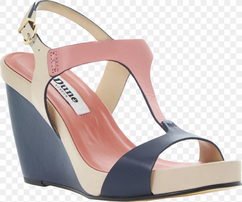 dune pink wedges