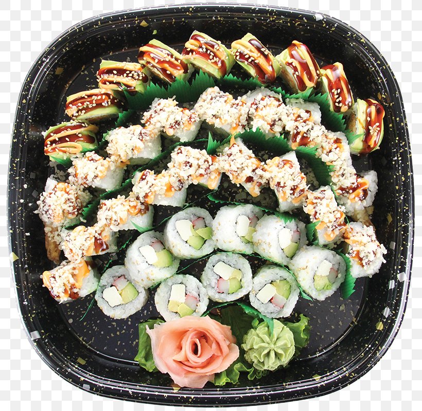 California Roll Gimbap Sushi Vegetarian Cuisine Food, PNG, 800x800px, California Roll, Appetizer, Asian Food, Comfort Food, Commodity Download Free