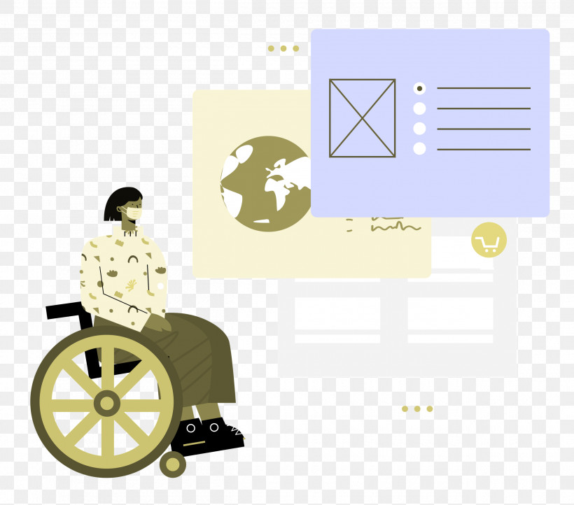 Wheel Chair People, PNG, 2500x2204px, Wheel Chair, Architecture, Cartoon, Drawing, Interior Design Services Download Free
