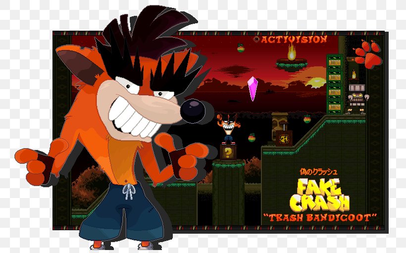 Fake Crash Video Games Crash Bandicoot Crash Mania, PNG, 775x511px, Fake Crash, Action Figure, Action Toy Figures, Art, Artist Download Free