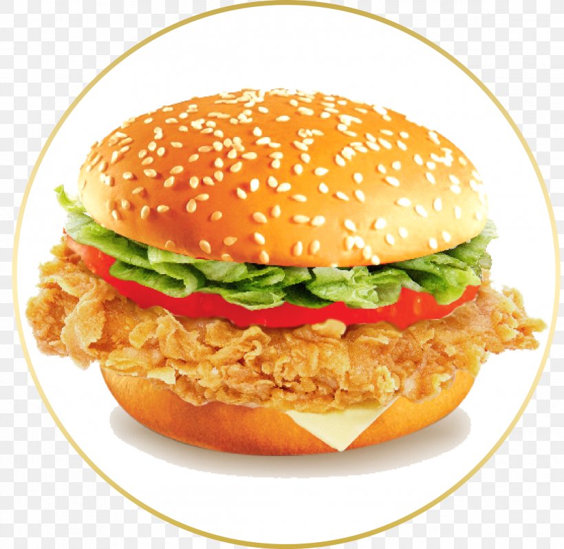 Hamburger Cheeseburger Aloo Tikki Chicken Sandwich Veggie Burger, PNG, 2381x2315px, Hamburger, Aloo Tikki, American Food, Breakfast Sandwich, Buffalo Burger Download Free