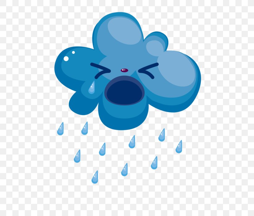 Rain Cloud Weather, PNG, 494x699px, Rain, Artworks, Blue, Cartoon, Cloud Download Free