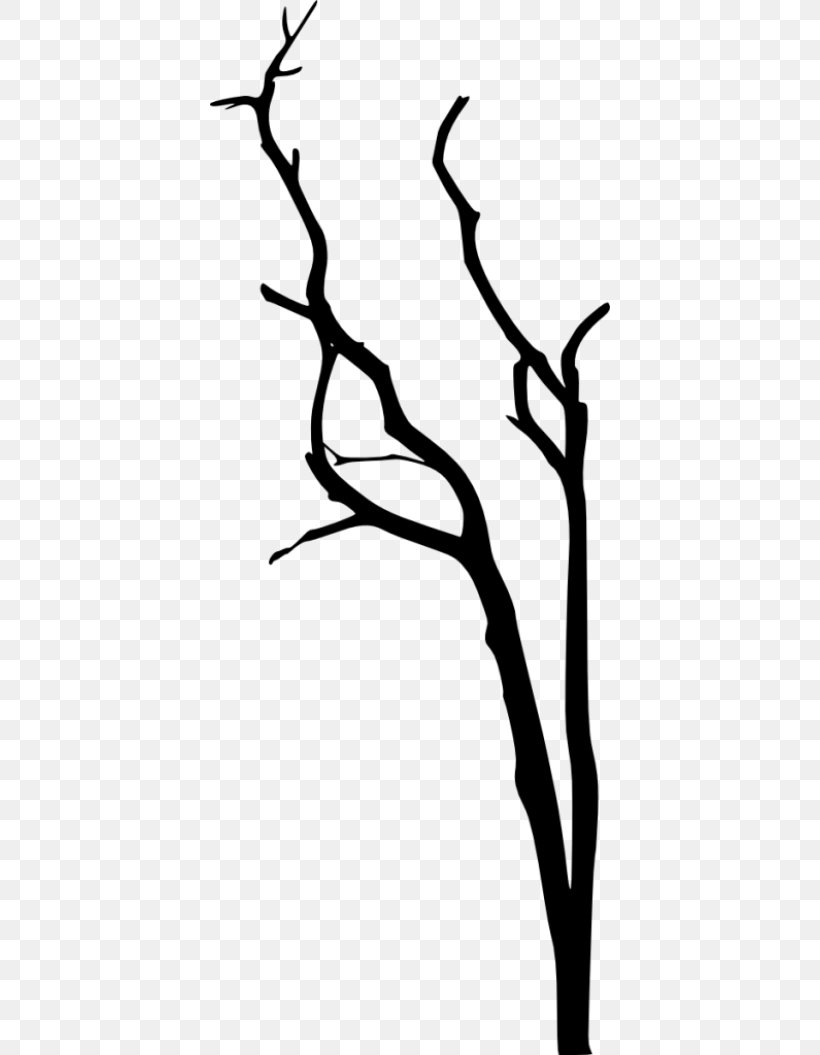 Tree Branch Silhouette, PNG, 400x1055px, Silhouette, Blackandwhite, Branch, Drawing, Leaf Download Free