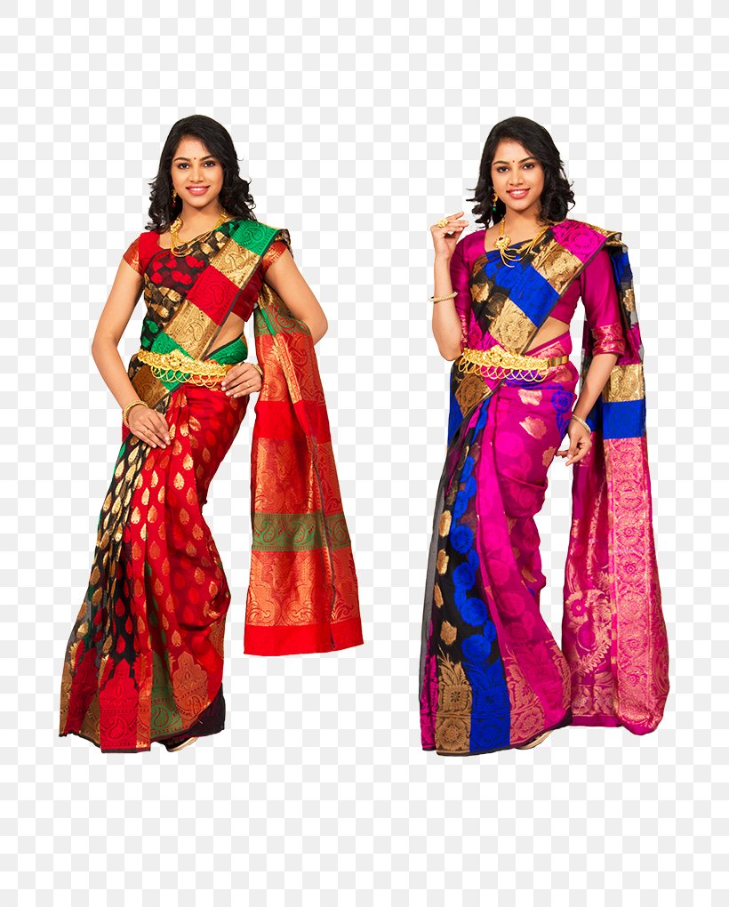 Banarasi Sari Silk Shopping Zone India TV Pvt. Ltd Clothing, PNG, 750x1020px, Banarasi Sari, Brocade, Clothing, Costume, Cotton Download Free
